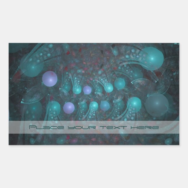 Sticker Rectangulaire Peau Alien 001 (Devant)