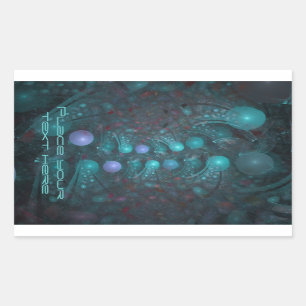 Sticker Rectangulaire Peau étrangère 001