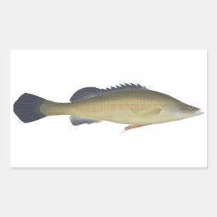 Sticker Rectangulaire Perche d'or
