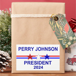 Sticker Rectangulaire Perry Johnson 2024