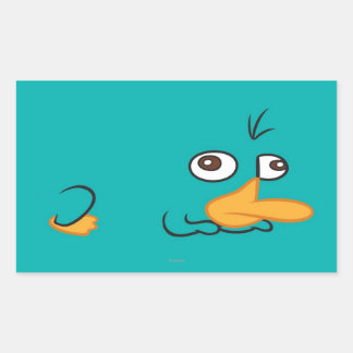 Sticker Rectangulaire Perry le Platypus