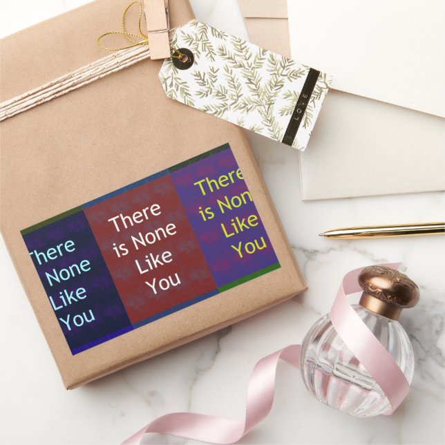 Sticker Rectangulaire Personne ne vous aime (Cadeaux)