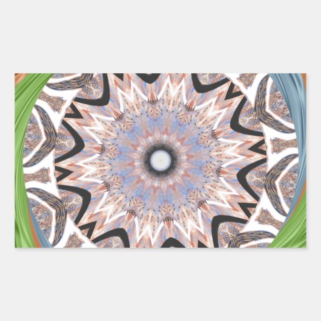 Sticker Rectangulaire Photographie d'Art Whirer africain (Devant)