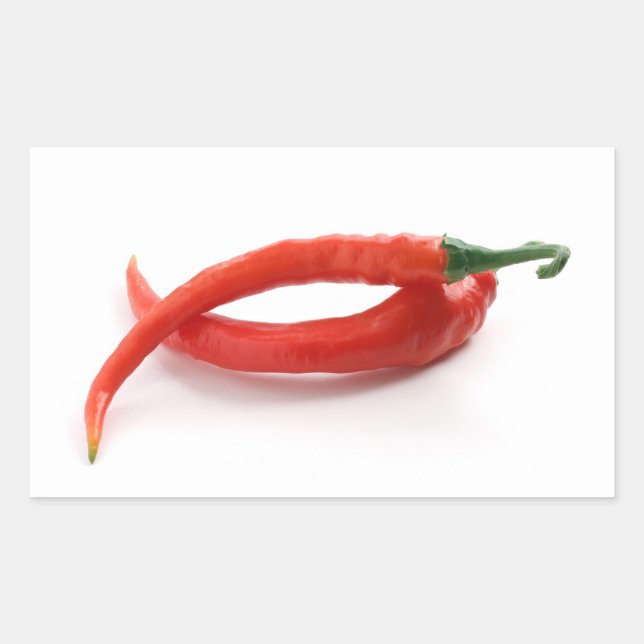 Sticker Rectangulaire piments hor (Devant)