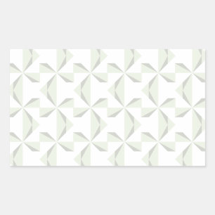 Sticker Rectangulaire Pinwheels de Silver