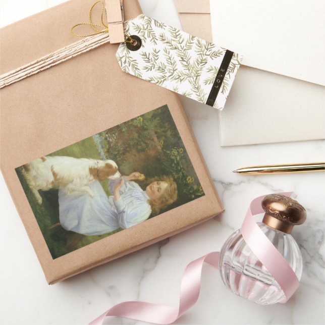 Sticker Rectangulaire Plaisirs de l'espoir par William Henry Gore (Cadeaux)