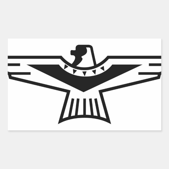 Sticker Rectangulaire Plan Thunderbird (Devant)