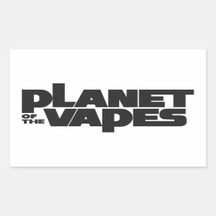 Sticker Rectangulaire Planète des vapes