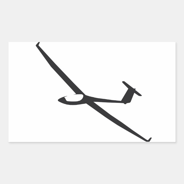 Sticker Rectangulaire Planeur (Devant)