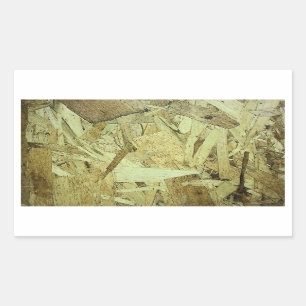 Sticker Rectangulaire Plywood de carte à puce OSB