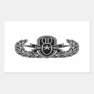 Sticker Rectangulaire Pochoir supérieur d'EOD