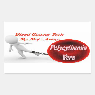 Sticker Rectangulaire Polycythème Vera Cancer A Pris Mon Mojo