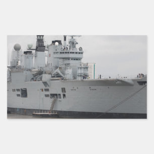 Sticker Rectangulaire Porte-avions britannique