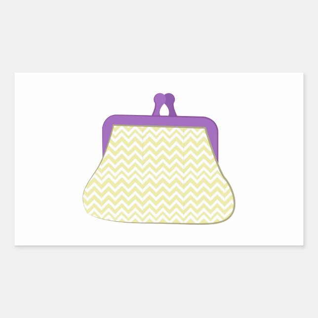 Sticker Rectangulaire Porte-pièce (Devant)