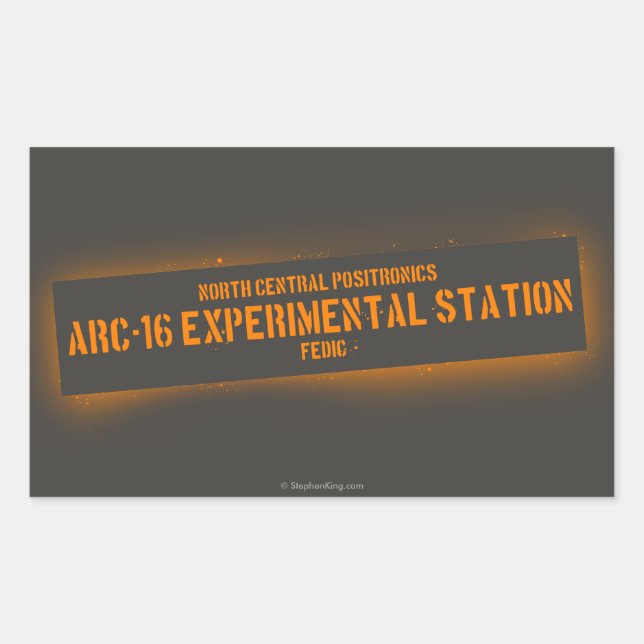 Sticker Rectangulaire Positronics central du nord (Devant)