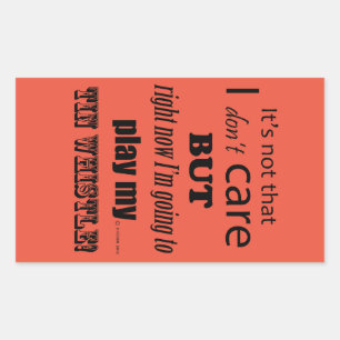 Sticker rectangulaire pour sifflet à dents