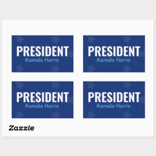 Sticker Rectangulaire Président Kamala Harris 2024