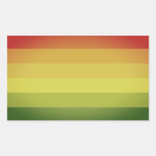 Sticker Rectangulaire Pride Hermaphrodite