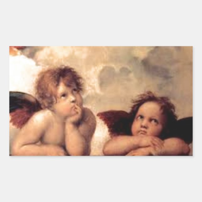 STICKER RECTANGULAIRE PRODUITS ANGELS RÉFLÉCHIS (Devant)