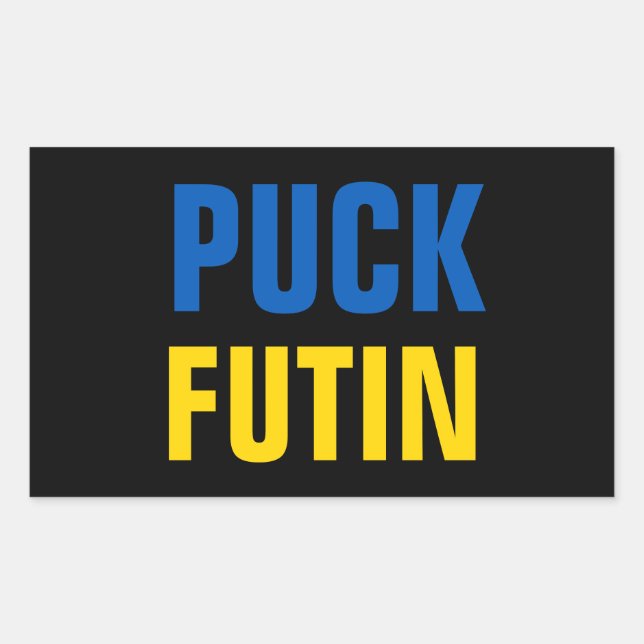 Sticker Rectangulaire Puck Futin (Devant)
