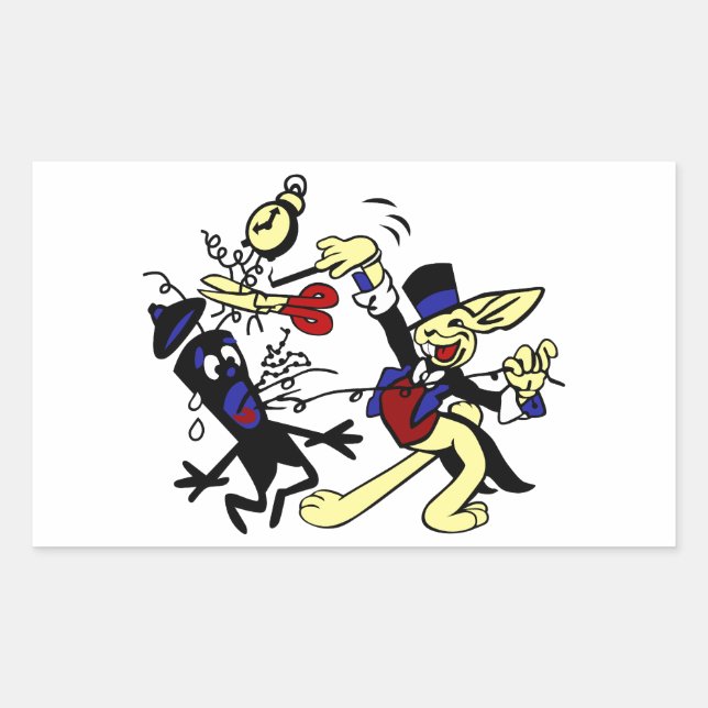 Sticker Rectangulaire Rabbit EOD 2ème guerre mondiale (Devant)