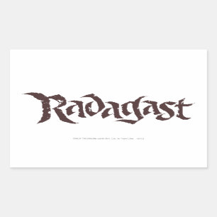 Sticker Rectangulaire RADAGAST™ Nom solide