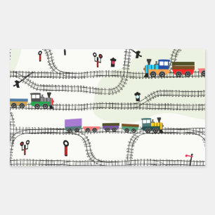 Sticker Rectangulaire Railway (homonymie)