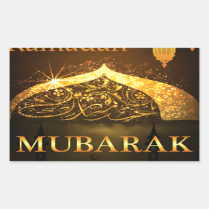 Sticker Rectangulaire Ramadan Al Adha et Fiter