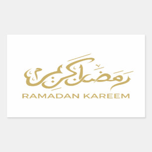 Sticker Rectangulaire Ramadan Kareem arabe islamique