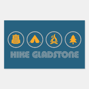 Sticker Rectangulaire Randonnée Parc provincial Gladstone Canada