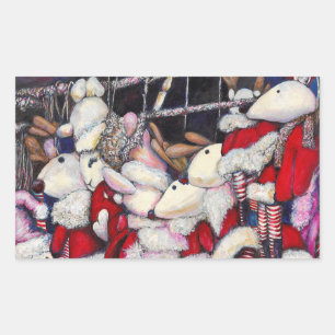 Sticker Rectangulaire Réalité sur les vacances