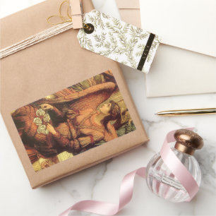 Sticker Rectangulaire Remparts de la Maison de Dieu, Ange par John Strud