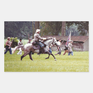Sticker Rectangulaire Reprise de la guerre civile