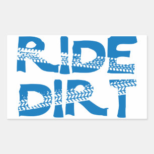 Sticker Rectangulaire Ride Dirt
