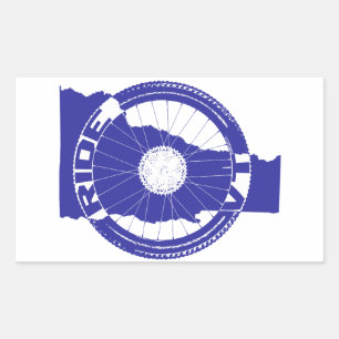 Sticker Rectangulaire Ride Vermont