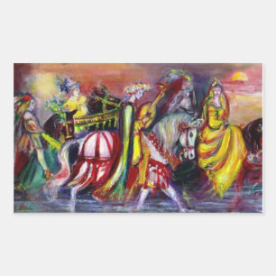STICKER RECTANGULAIRE RIDERS