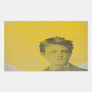Sticker Rectangulaire Rimbaud