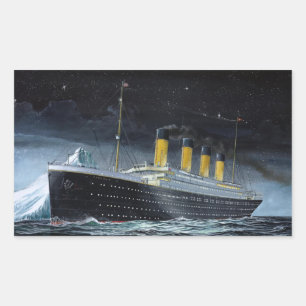 Sticker Rectangulaire RMS Titanic