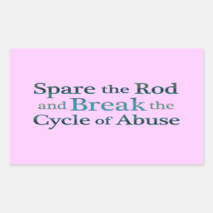 Sticker Rectangulaire Rompre le cycle des abus