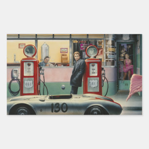 Sticker Rectangulaire Route de destin