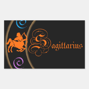 Sticker Rectangulaire Sagittaire