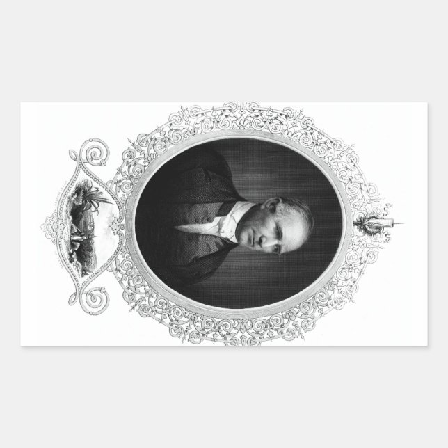 Sticker Rectangulaire Sam Houston (Devant)