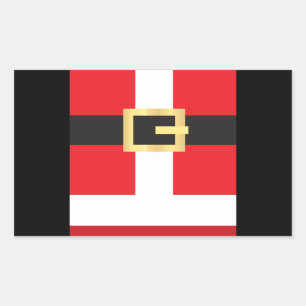 Sticker Rectangulaire Santas Belt