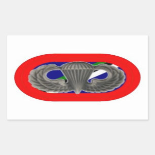 Sticker Rectangulaire SAUTEZ LES AILES SUR la 160TH MONTENT LES