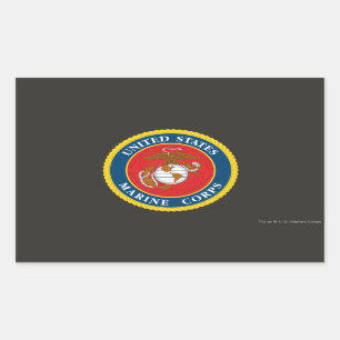 Sticker Rectangulaire Sceau 1 du Corps maritime