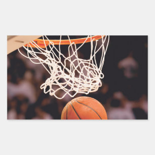 Sticker Rectangulaire Scoring de basket-ball