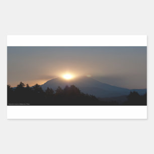 Sticker Rectangulaire Septembre Sunrise