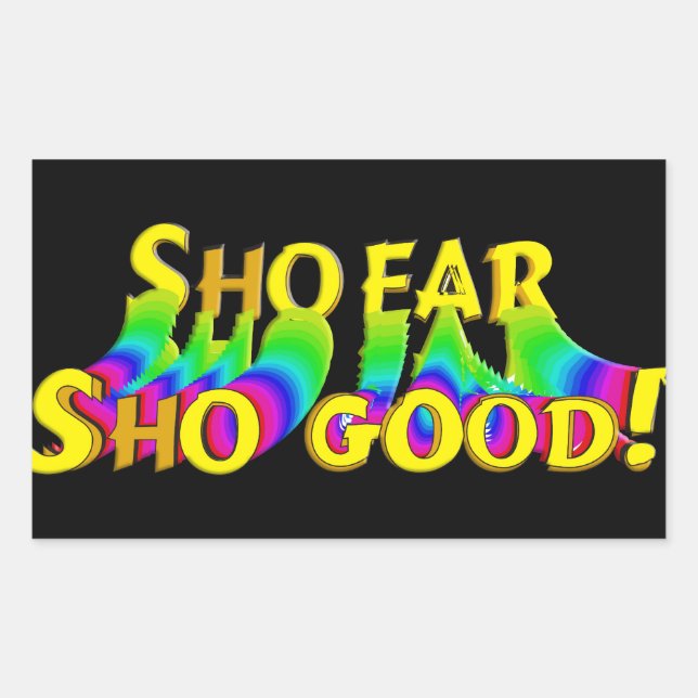 Sticker Rectangulaire Shofar Sho Good (Devant)