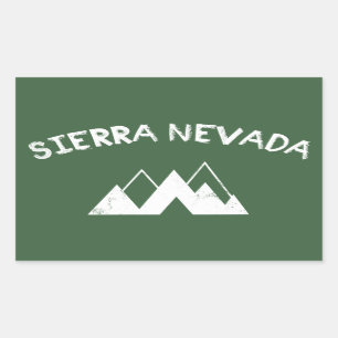 Sticker Rectangulaire Sierra Nevada