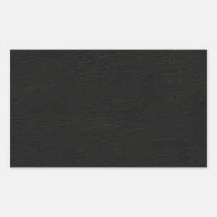 Sticker Rectangulaire Simili cuir noir